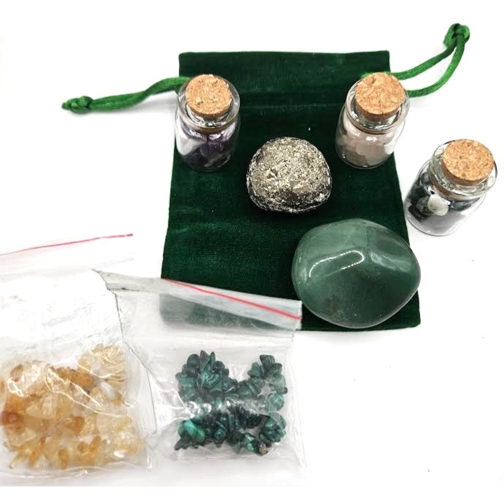 Crystal Kit Abundance And Prosperity‎ With Bracelets Crystals